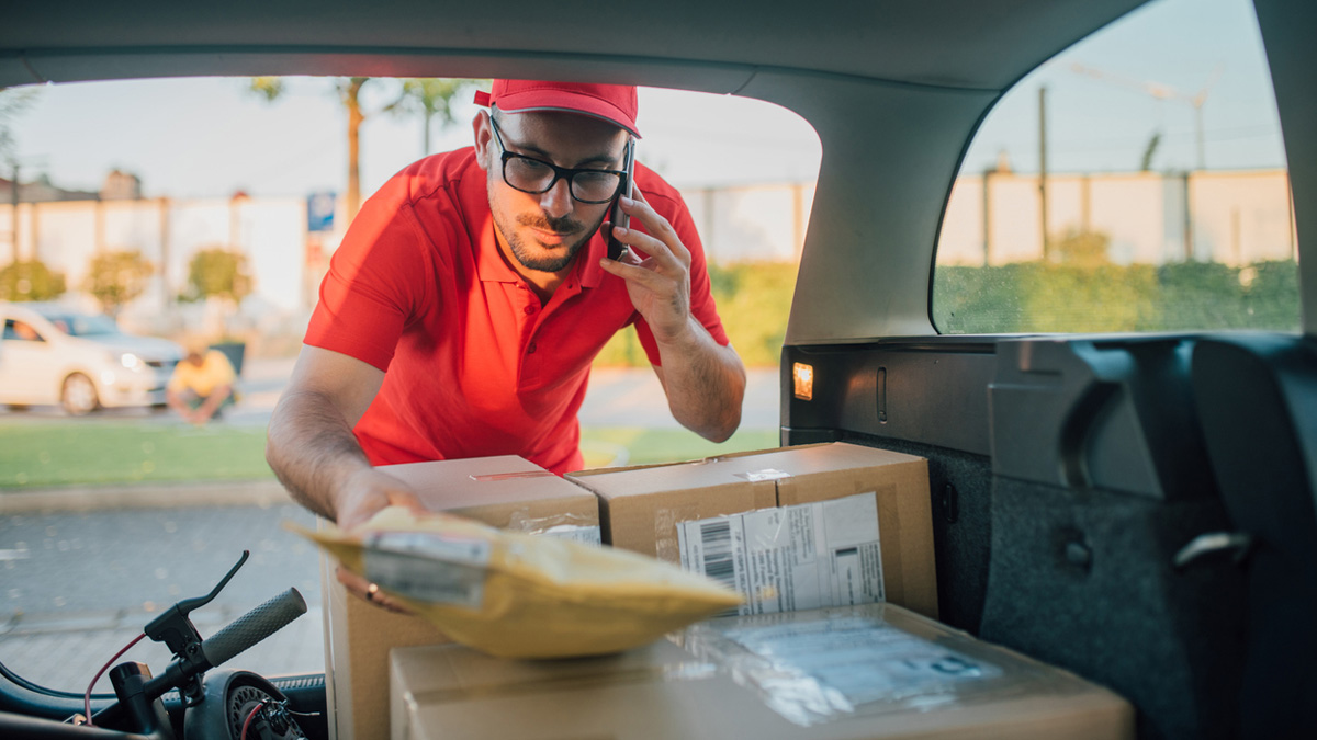 Levering van een online bestelling